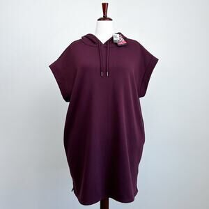DSG Twitch + Allison Fleece Wine Tasting Hoodie Sweatshirt Dress NWT